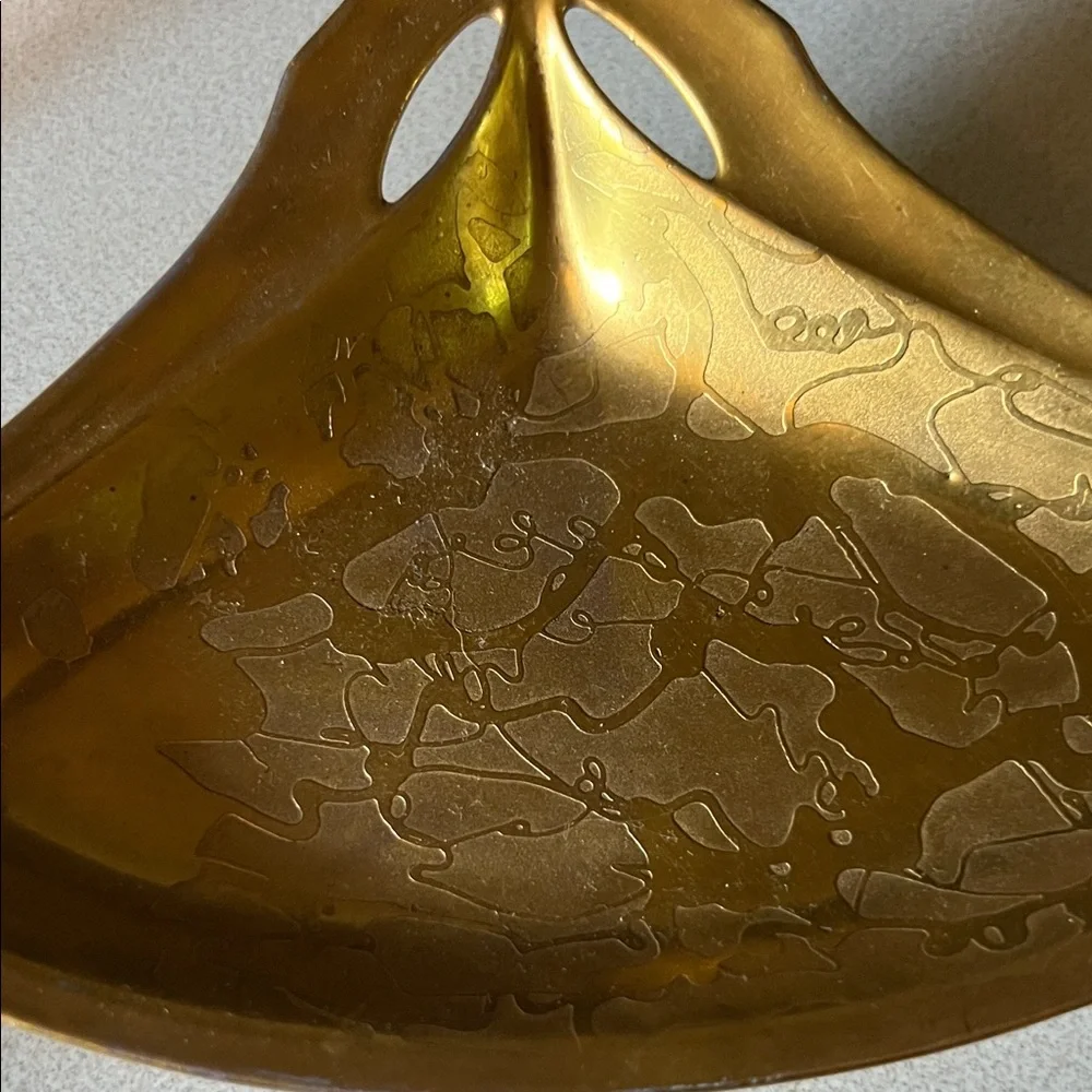 R&S Tillowitz gold Decorative ashtray or Dish for rings or ???